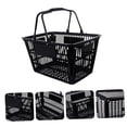 thumbnail image 4 of BESTOYARD 1Pc Practical Black Plastic Basket for Grocery and Seasoning Storage, 4 of 7