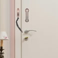 thumbnail image 3 of FUTUREORYY Chaîne de Porte Loquets Serrure de Porte Renforcée Portes de Chambre Rouge 1Ensemble, 3 of 8
