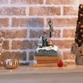 thumbnail image 3 of YOHAVEN Christmas LED Mini House Ornament, Hand Painted Resin Village Decoration with Warm White LED, Xmas Centerpiece Decoration for Fireplace Bedroom Table Holiday Gift, 3 of 6