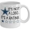 thumbnail image 2 of It's Not a Logo It's a Rating Coffee Mug Tea Cup Funny Gift For Mother, Father, Thank you, Mother's day, Father's Day, Christmas, Xmas, Grandmother Girlfriend, boyfriend, 2 of 2