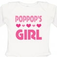 thumbnail image 4 of Inktastic Poppop Girl Granddaughter Girls Long Sleeve Baby Bodysuit, 4 of 5