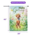 thumbnail image 5 of Vizsla Hello Spring Time Flower Floral Nature House Flag 28x40in Double Sided Vizslas Dog Lover Gifts Idea Outdoor Decor - 02031, 5 of 5