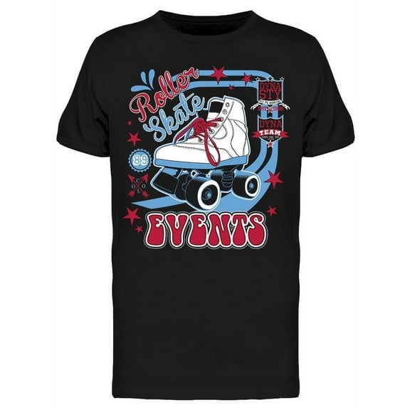 Roller Skate Events T-Shirt Men -Image by Shutterstock, Male 3X-Large