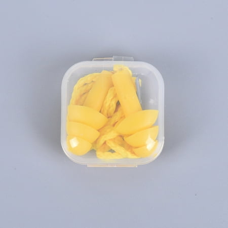 

JETTINGBUY Silicone Ear Plugs Sleep Earplugs Noise Reduction Swimming Earplugs With Rope