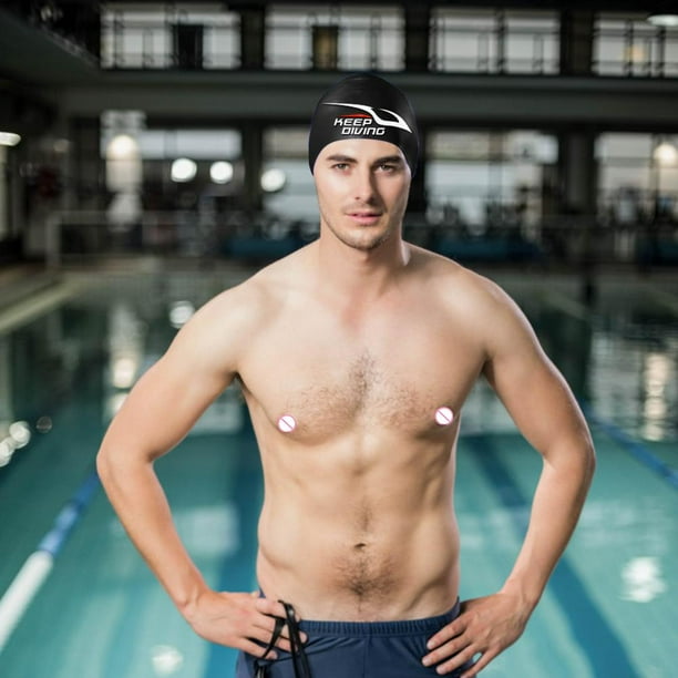 Gorro de natación de silicona Hombres Mujeres Adultos Protección auditiva impermeable Sombrero de piscina Barbie Nuevos Originales