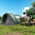thumbnail image 2 of Outsunny 4 Person Camping Tent Automatic Pop Up Tent with Carry Bag Doors, 2 of 10