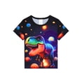 thumbnail image 3 of ATAIKU Summer Pajamas for Boys Dinosaur Short Sleeve 2-Piece PJs Set Toddler Kid Comfy Sleepwear Size 3-12Y, 3 of 12