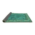 thumbnail image 2 of Ahgly Company Indoor Rectangle Animal Turquoise Blue Traditional Area Rugs, 6' x 9', 2 of 4