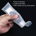 thumbnail image 5 of Uxcell 100ml Squeeze Tube Empty Cosmetic Tubes Plastic with Flip Lid Clear 15 Pack, 5 of 5