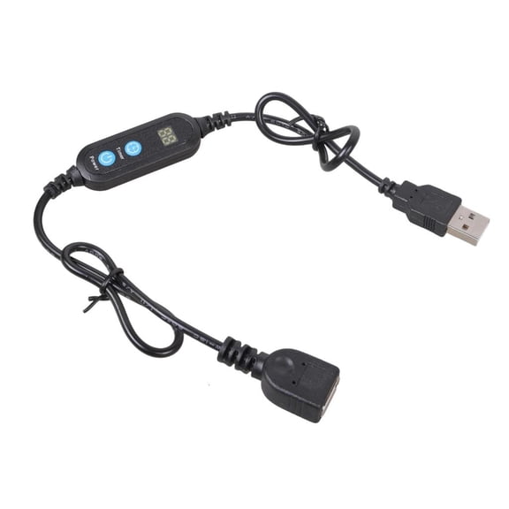 Lerpwige Repeating Timer USB Extension Cord 24H Digital Display Power save For Home
