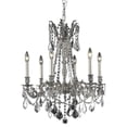 thumbnail image 1 of Elegant Lighting Rosalia 23" 6 Light Royal Crystal Chandelier, 1 of 2