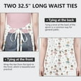 thumbnail image 6 of Ballet Princess Pattern Apron-Garden Aprons for Women with Pockets-Cotton Linen Waterproof Kitchen Cooking Gardening Aprons Adjustable for Kitchen,Cooking,BBQ and Salon 33x27 Inch, 6 of 7