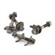 thumbnail image 4 of BOROCO Kit de Pernos de Rueda Camber, 4 Piezas 14 mm Vehículos universales Acero Alineación de Cuatro Ruedas Kit de inclinación Ajustable Perno de Leva Neumático de inclinación Tornillo excéntrico, 4 of 5