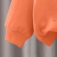 thumbnail image 5 of Hessimy Unisex Toddler Kids Spring Summer Soft Fabric 2Pcs Long Sleeve Soft Sleepwear Pjs, Unisex Kids Pjs(Orange,5-6 Years), 5 of 7