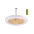 thumbnail image 1 of Ventiladores de Techo con Luces,Luz de Ventilador de Techo con control remoto de luces,Lámpara de Ventilador LED E27 para habitación de Dormitorio Sunnimix Luz de ventilador de techo, 1 of 7