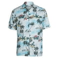 thumbnail image 1 of Campia Men's Rayon Print Shirt Big and Tall (Aqua - 96824, L), 1 of 6