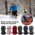 thumbnail image 3 of Military Green One-Size Winter Cycling Headgear Outdoor Cycling Mask Cycling Warm Headgear Windproof Mask Electric Vehicle Windproof Mask, 3 of 8