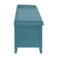 thumbnail image 3 of ACME Flavius Storage Bench in Teal, 3 of 7