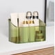 thumbnail image 5 of Organizador de almacenamiento Estante de ducha montado en la pared | Estante de baño Portacepillos de dientes de plástico transparente | Caja colgante adhesiva para baño, mueble de cocina, cuarto de, 5 of 5