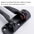 thumbnail image 4 of Aiteng 2Pcs Door Lock, Durable Door Security Latch, Extra Door Lock from Inside Suitable for Home and Hotel, Black, 4 of 7