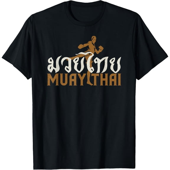 Muay Thai Martial Arts Thai Boxing Trainer Lovers T-Shirt men and women can wear, black, white, gifts