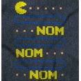 thumbnail image 2 of PACMAN Nom Nom Hungry Foodie Gamer Men's Graphic T Shirt Tees Brisco Brands L, 2 of 6
