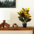 thumbnail image 6 of Vickerman 30" Artificial Croton Real Touch Potted Plant., 6 of 6