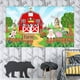 thumbnail image 4 of Decoraciones para fiestas temáticas de animales de granja, pancarta de fondo para puerta de granero de animales de granja Compatible con espectáculo de bebés para niños, 4 of 5