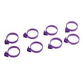 thumbnail image 4 of LIFKOME 12Pcs Icing Bag Sealing Ring Purple 3.2 x 2.5 x 0.5in for Home Cooks and Baking, 4 of 8