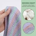 thumbnail image 3 of Unique Bargains 100% Cotton Striped Cleaning Cloths Red Green Blue 14" x 14", 3 of 7