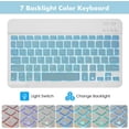 thumbnail image 5 of Keyboard Case for Samsung Galaxy Tab A9 Plus/A9+ 11 Inch 2023 Tablet, Model SM-X216 SM-X210 SM-X218, Smart Cover with Detachable Wireless Backlit Bluetooth Keyboard and Mouse, 5 of 8