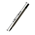 thumbnail image 2 of Jaymo Replacement for Parker Quink 1950323 - Measures 4.56 in / 116 mm Long - Rollerball Pen Refill - 12 Black, 2 of 4