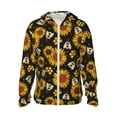 thumbnail image 1 of Fotbe Sunflowers And Bww Chaqueta con Protección Solar UPF 50+ para Hombre y Mujer, Camisa con Capucha y Bolsillos-X-Large, 1 of 7