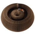thumbnail image 5 of Veeki Cat Scratching Post Interactive Soft Plush 2 Layers Sisal Rope Scratcher Tree for Indoor Cats Kittens Pink-092604, 5 of 5