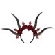thumbnail image 1 of FELTECHELECTR Diadema con cuernos de diablo para Halloween, disfraz de festival, diadema para cosplay, 1 of 4