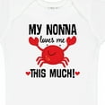 thumbnail image 4 of Inktastic Nonna Loves Me Grandson Boys or Girls Baby Bodysuit, 4 of 5