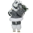 thumbnail image 3 of Northlight 9" White and Gray Skiing Santa Claus Christmas Figurine, 3 of 4