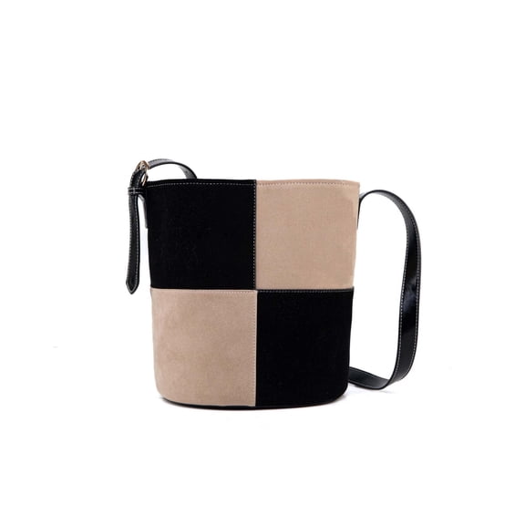 MKF Collection Crossbody Bag for Women Arianna Vegan Leather Top Handle Bucket Handbag, Now J’OMOR by Mia