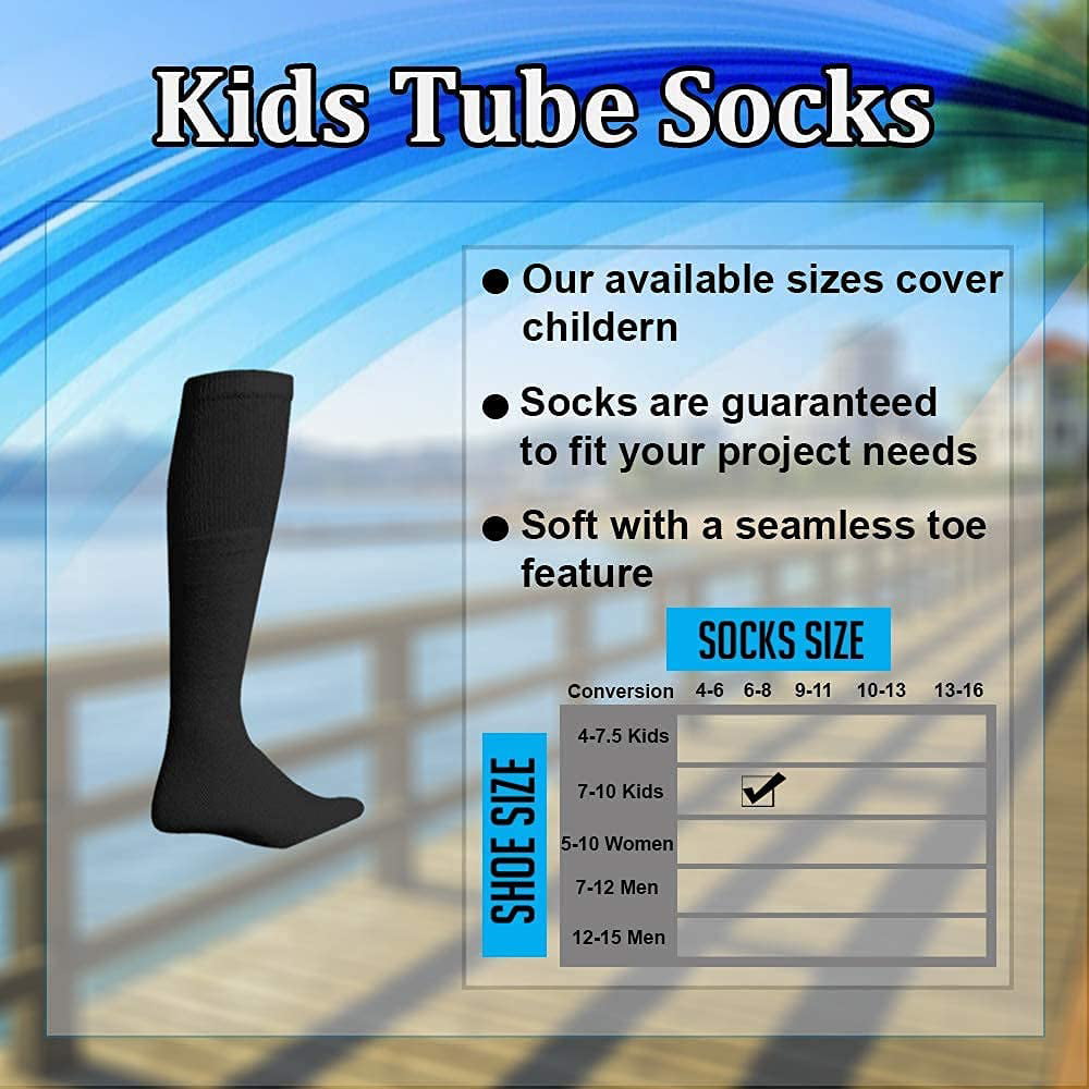 SOCKS'NBULK Kids Cotton USA Ankle Socks Size 6-8 Wholesale Bulk