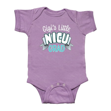 

Inktastic Gigi s Little Nicu Grad in Blue with Banner Gift Baby Boy or Baby Girl Bodysuit