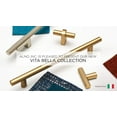 thumbnail image 7 of Alno D2902-12-Vitabella-Applc Vita Bella 12" Center To Center Euro Modern Knurled Bar, 7 of 7