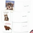 thumbnail image 4 of 20 Miss You Note Cards with Envelopes (4" x 5.12") - Miss U Kitties Miss You (10 Designs, 2 Each) AM3365MYG-B2x10, 4 of 6