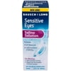 Bausch and Lomb Sensitive Eyes Plus Saline Solution for Contact Lenses - 12 oz, 6 Pack