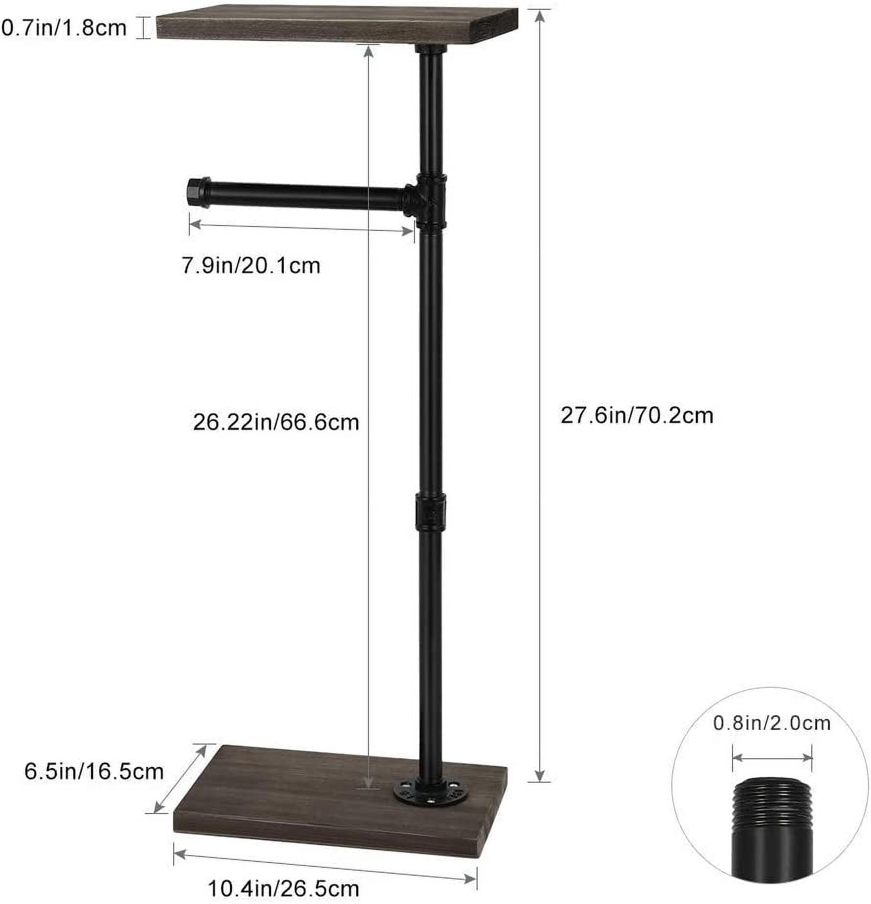 NEX Brown Commercial Toilet Paper Holder with Shelf
