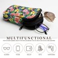 thumbnail image 5 of SEANATIVE Neoprene Eyewear Pouch Zipper Glasses Case Shockproof Anti-Scratch Eyeglasses Case Lightweight Women Men Sunglasses Holder Bag for Outdoor Office Travel, Tropical Floral Leaf, 5 of 7
