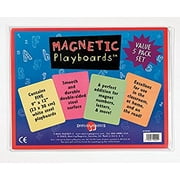 Magnetic Playboards, 5pk
