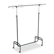 Carson-Dellosa Publishing Adjustable Mobile Chart Stand, 48" to 75" High, Steel, Black