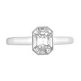 thumbnail image 3 of 0.35 Carat Invisible Set Diamond Engagement Ring Band in 14K White Gold (Ring Size 5.5), 3 of 5