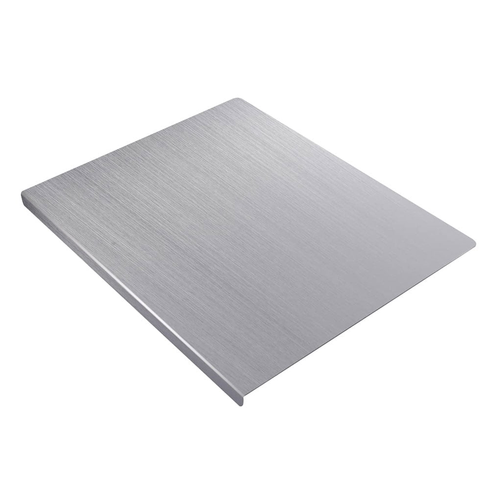 Podofo 304 Stainless Steel Cutting Board, Commercial Extra Large Chopping Boards Baking Board Heavy Metal Cutting Board for Kitchen Meat, Vegetables, Bread, 19.6x15.7inch