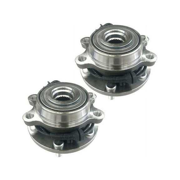Front Wheel Hub Assembly Set - Compatible with 2005 - 2018 Nissan Frontier 2006 2007 2008 2009 2010 2011 2012 2013 2014 2015 2016 2017